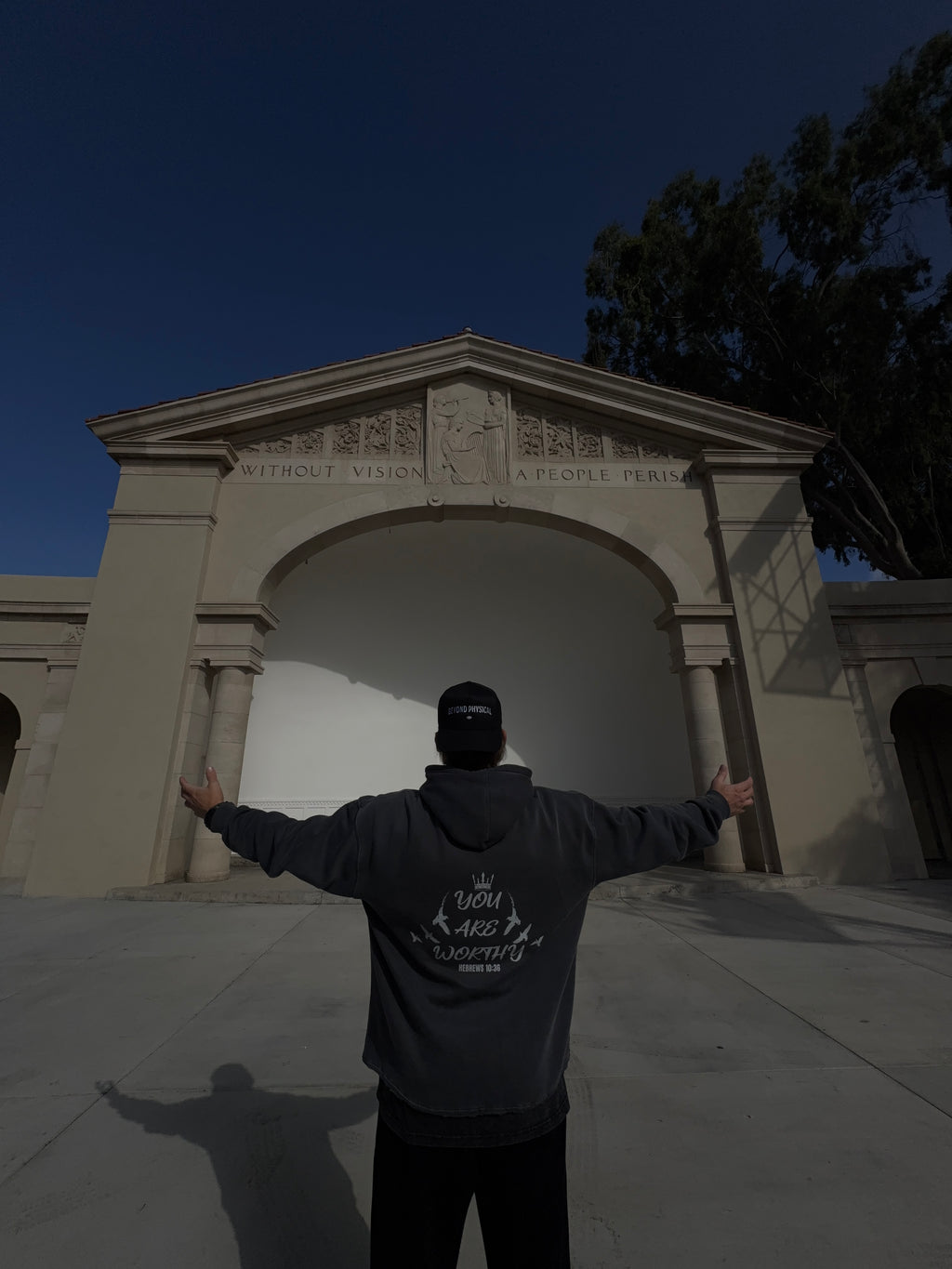 Worthy Hoodie | WASHED BLACK | Beyond Physical