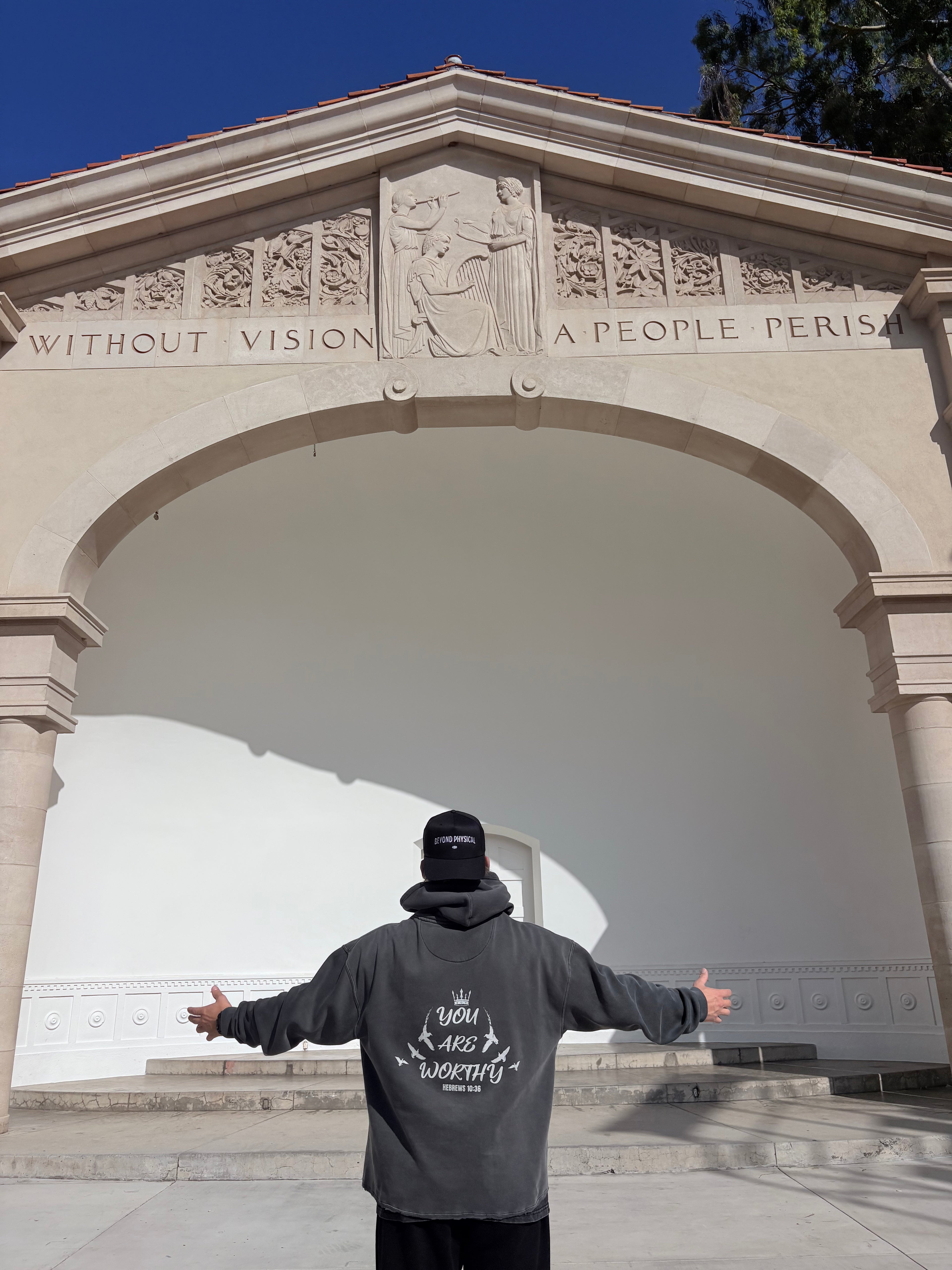 Worthy Hoodie | WASHED BLACK | Beyond Physical