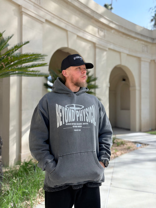 Worthy Hoodie | WASHED BLACK | Beyond Physical
